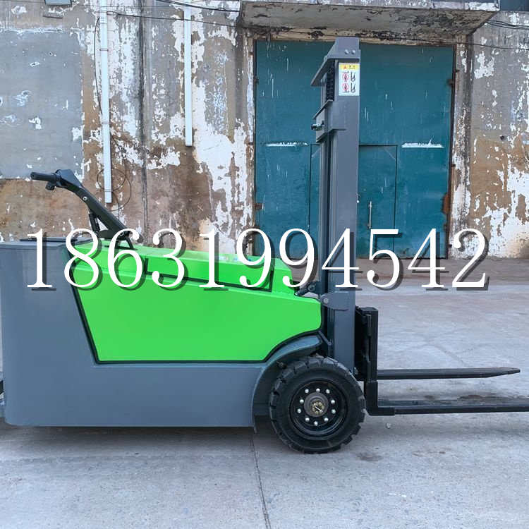 天山区小型电动叉车1吨2吨步行站驾式电瓶堆高充电装卸车液压升降车铲车